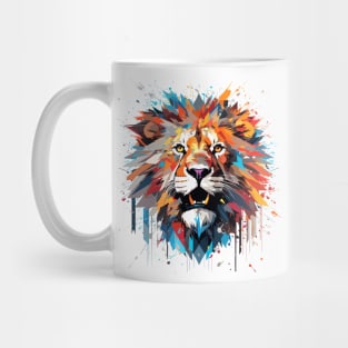 Lion Animal Freedom World Wildlife Wonder Abstract Mug